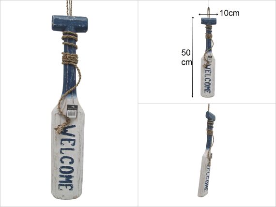 sd12805 dekoratif ahşap eskitme kürek - 1