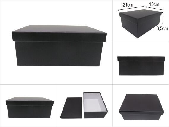 sd17087 dikdörtgen no2 siyah karton hediye&saklama kutusu - 1