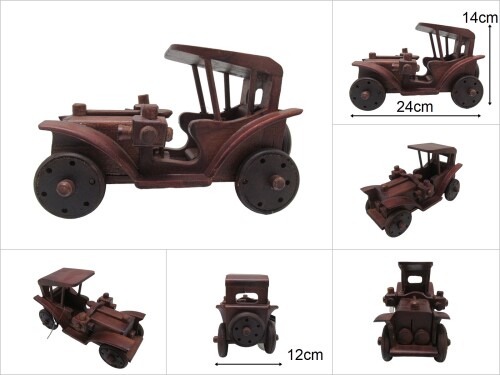 sd18900 dekoratif ahşap nostalji araba - 