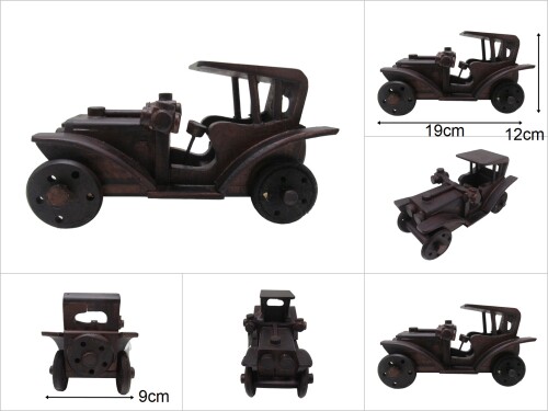 sd18902 dekoratif ahşap nostalji araba - 