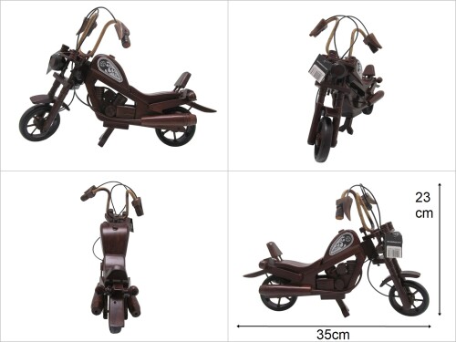sd19924 ahşap motorsiklet no3 - 