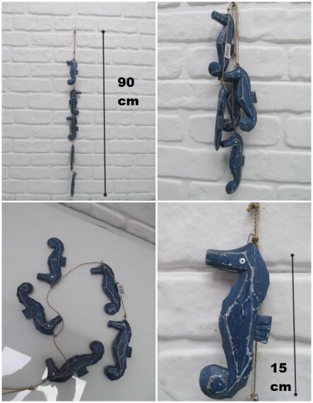 sd20069 marin ahşap sarkıt deniz atı - 1