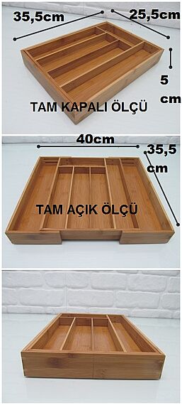 sd20368 ayarlanabilir bambu kaşıklık - 1