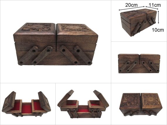 sd20422 otantik ahşap fonksiyonel kutu - 1