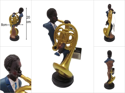 sd21021 polyester afrikalı müzisyen jazz - 