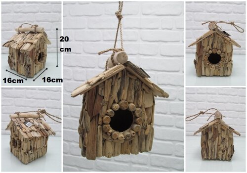 sd26600 ahşap kuş yuvası - 