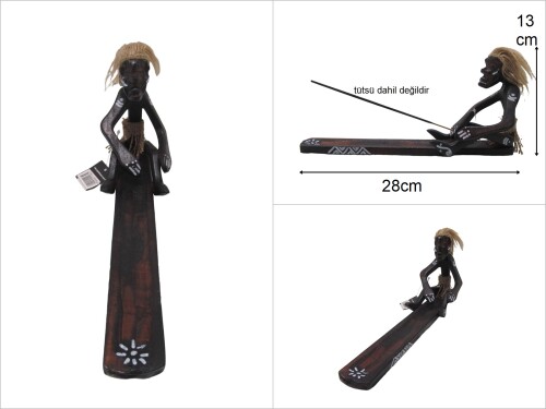 sd26611 otantik yerli yamyam tütsü yakma aparatı - 