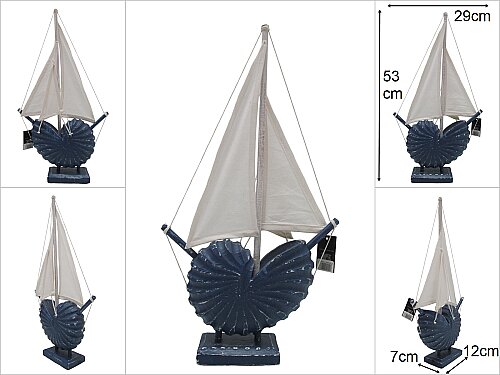 sd26612 ahşap natilus yelkenli - 