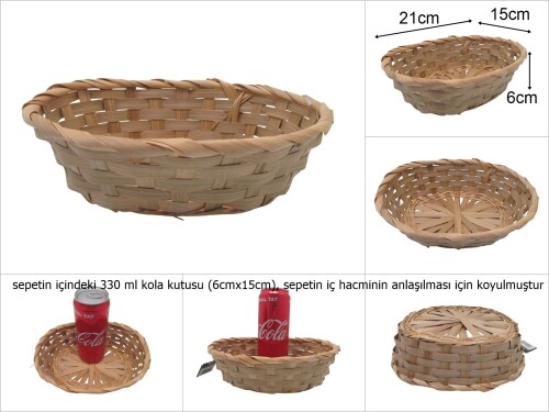 sd29192 oval hasır sepet - 
