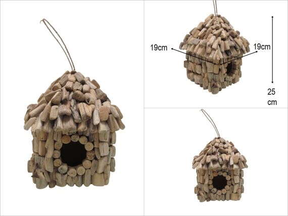 sd29896 ahşap kuş yuvası - 1