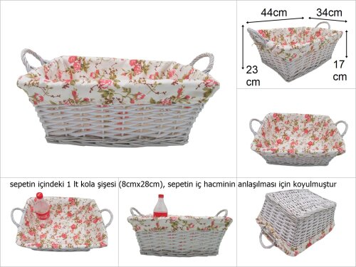 sd31455 yandan saplı beyaz dikdörtgen sele - 