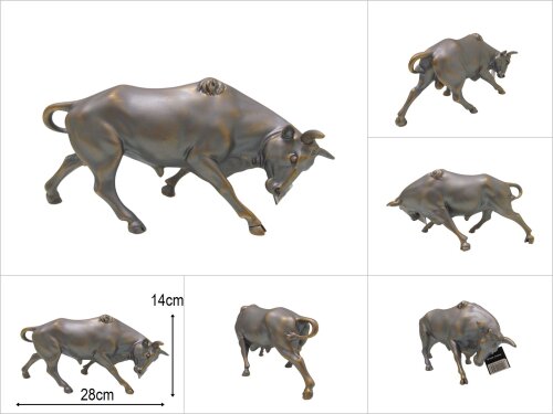 sd34261 dekoratif polyester boğa biblo - BU ÜRÜN SADECE MAĞAZADAN SATIŞ