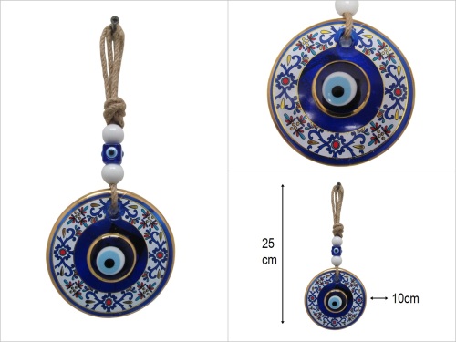 sd35001 motifli nazar boncuğu duvar süsü - 