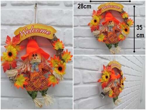 sd35088 dekoratif kapı çelengi&kapı süsü welcome (hoşgeldiniz) ŞÜKUFE - 