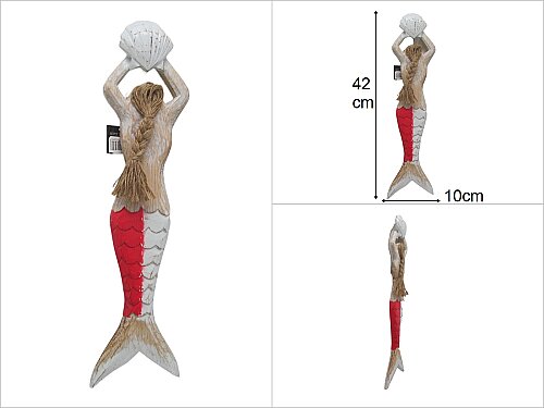 sd35195 ahşap marin denizkızı - 