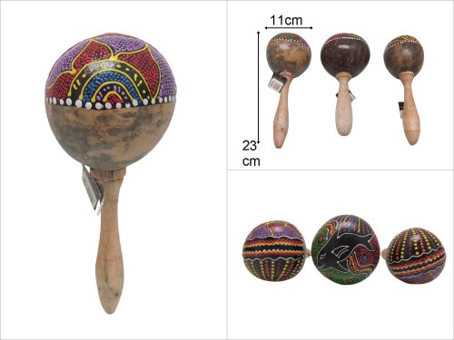 sd35703 hindistan cevizi müzik aleti çıngırak marakas ASORTİ - 