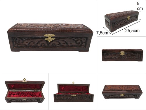 sd36242 el oyması ahşap sandık - 