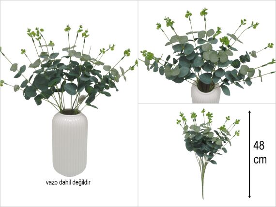 sd39475 yapay yeşil okaliptus demeti - 1