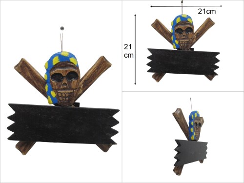 sd39984 otantik ahşap fenerbahçeli kurukafa - 