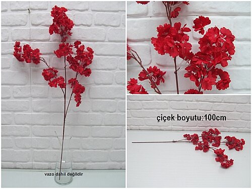 sd42393 kırmızı yapay bahar dalı - 