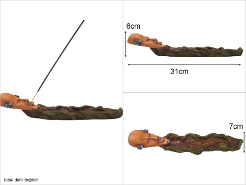 sd42495 polyester suratlı ağaç tabak tütsülük - 