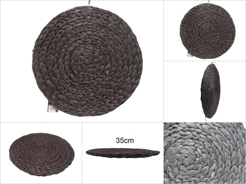 sd45640 dekoratif duvar süsü siyah hasır sepet pano - 