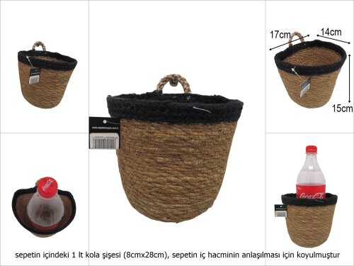 sd44338 dekoratif duvar sepeti - 