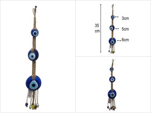 sd44403 duvar süsü makrome nazar boncuğu - 