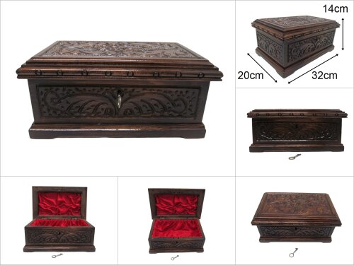 sd44697 el oyması ceviz kilitli kutu - 