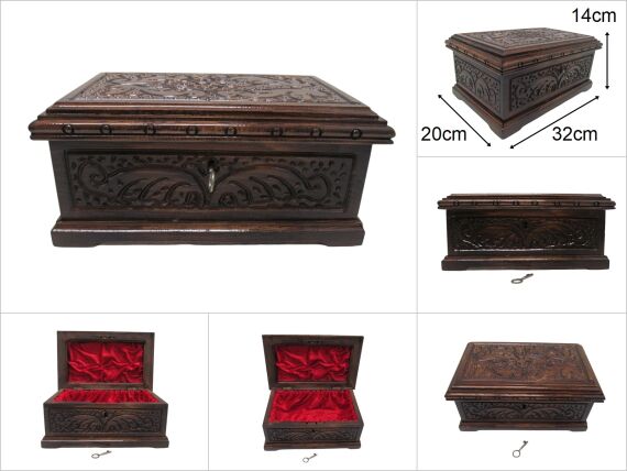 sd44697 el oyması ceviz kilitli kutu - 1