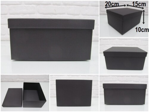 sd45173 dikdörtgen siyah no3 hediye saklama kutusu - 