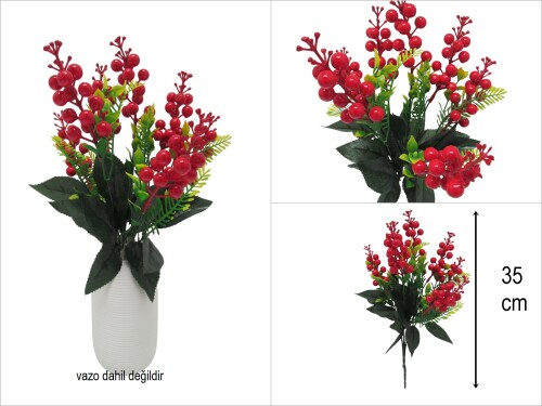 sd45294 yapay kırmızı kokina demeti - 