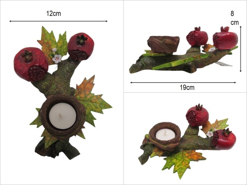 sd45444 dalda nar dekorlu mumluk - 