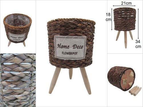 sd45607 ahşap ayaklı saksılık no1 - 