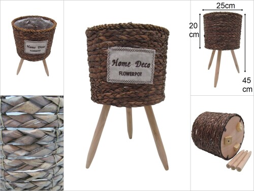 sd45608 ahşap ayaklı saksılık no2 - 