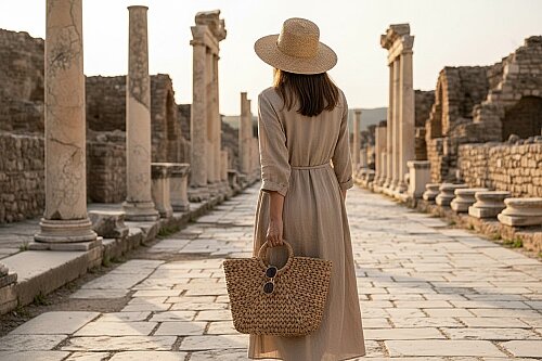 sd45678 dekoratif no2 hasır çanta - (1)