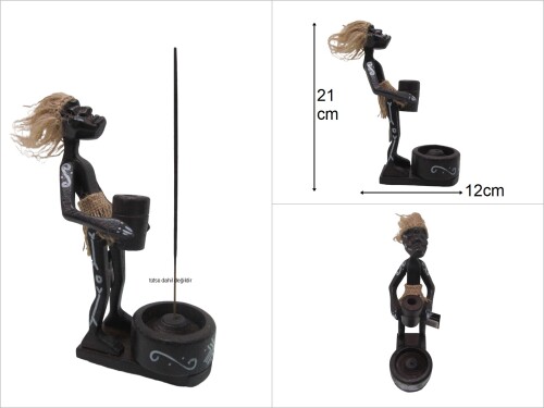 sd45801 ahşap yamyam tütsülük - 