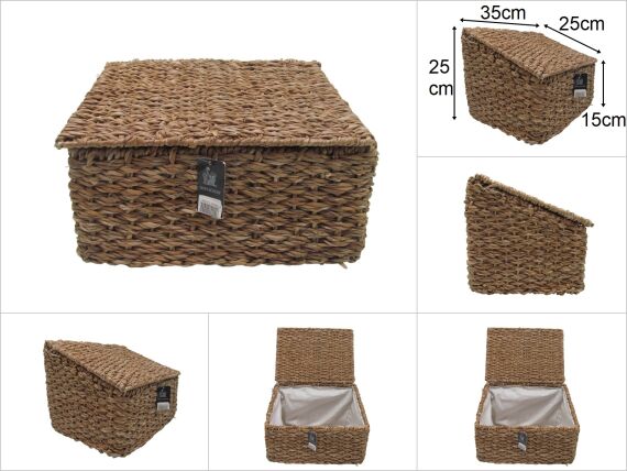 sd46300 kapaklı hasır sepet - 1