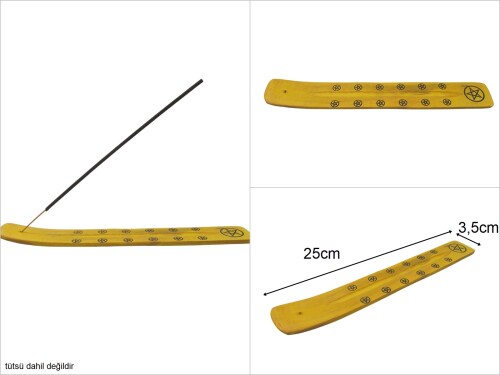 sd46461 tütsü yakma aparatı desenli sarı - 