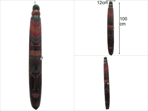 sd46508 dekoratif ahşap otantik mask - 