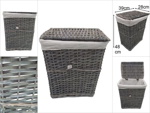 sd46672 dikdörtgen kapaklı no2 derin sepet - 