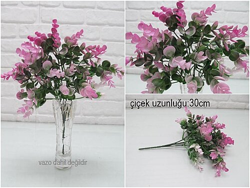 sd46762 dekoratif plastik çiçek demeti - 