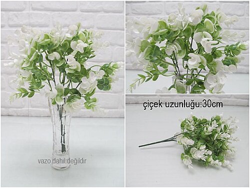 sd46764 dekoratif plastik çiçek demeti - 