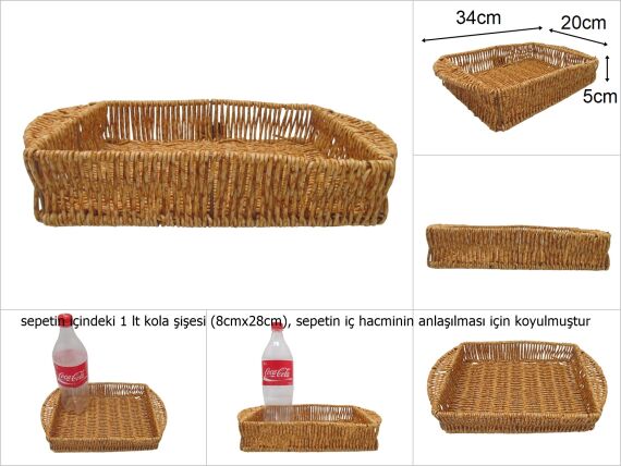 sd46821 pvc rattan örme no2 tepsi - 1