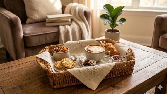 sd46821 pvc rattan örme no2 tepsi - 3