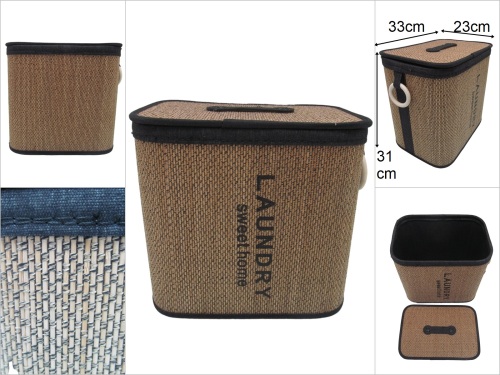 sd47132 dekoratif kapaklı no1 derin sepet - 