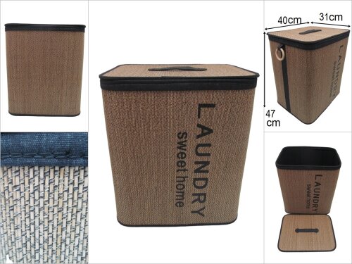 sd47134 dekoratif kapaklı no3 derin sepet - 