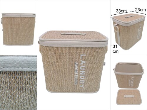 sd47136 dekoratif kapaklı no1 derin sepet - 