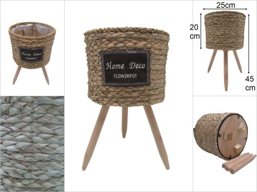 sd47187 ahşap ayaklı saksılık no2 - 