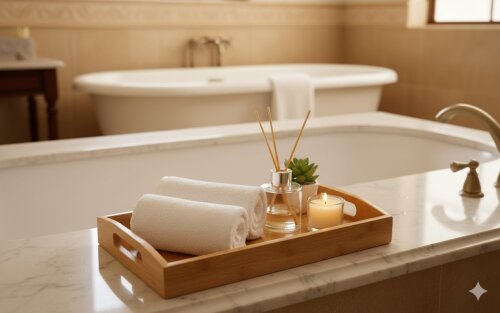 sd47303 dekoratif bambu tepsi - (1)